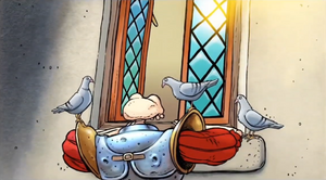 MediEvilTheGamePrequel-SirDanAndPigeons.png